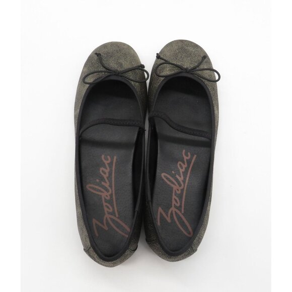 Zodiac Women's Glittery Black Ballet Flats With Bow Detail Size 7.5 New - Picture 4 of 6